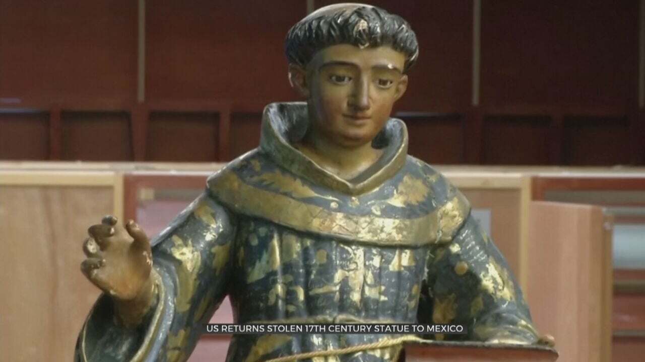 US Helps Mexico Recover Stolen 17th Century Statue