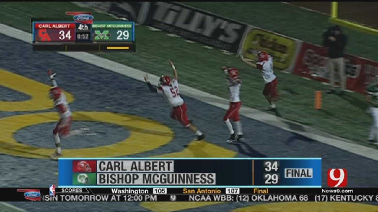 Carl Albert Wins 5A Championship Against Bishop McGuinness