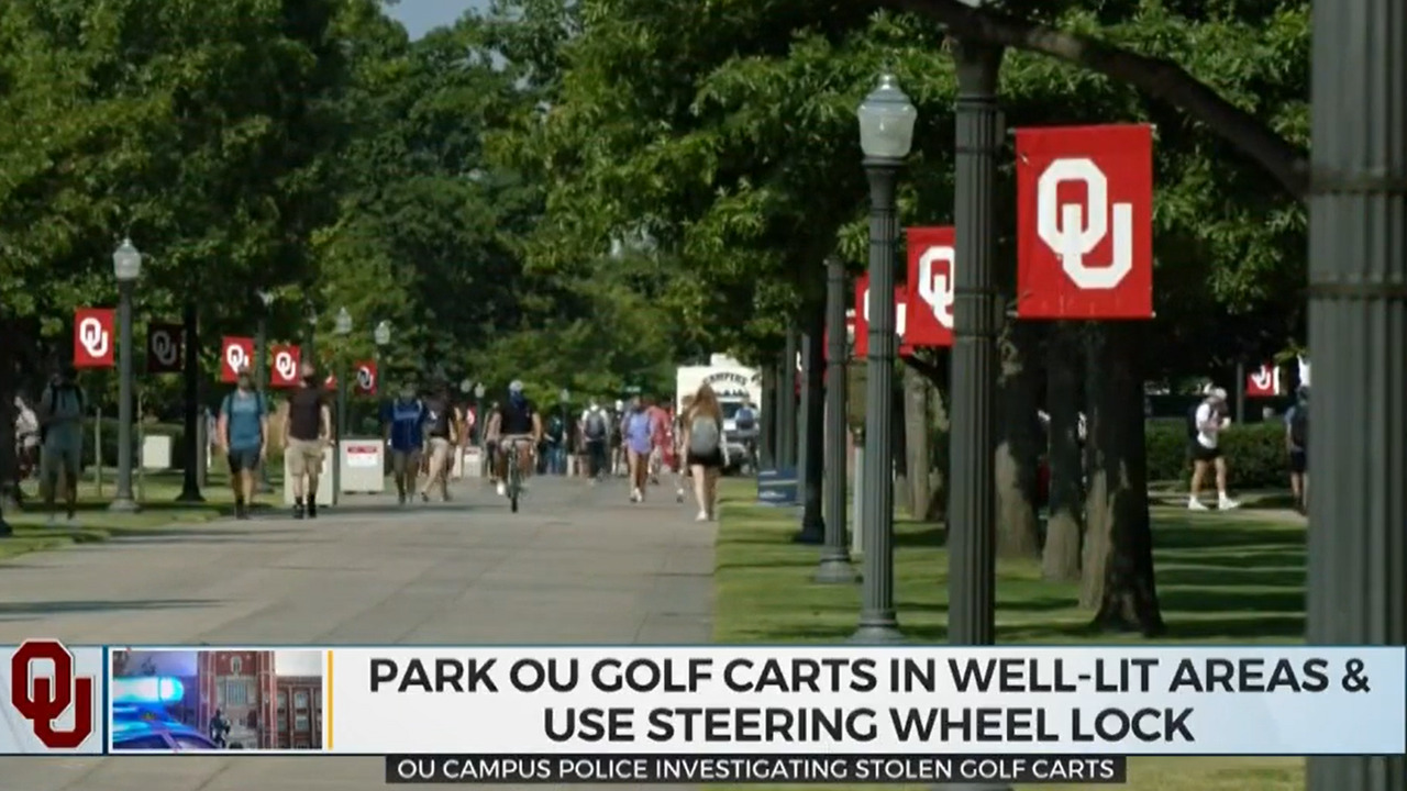 Golf Carts Stolen From OU Campus In Norman