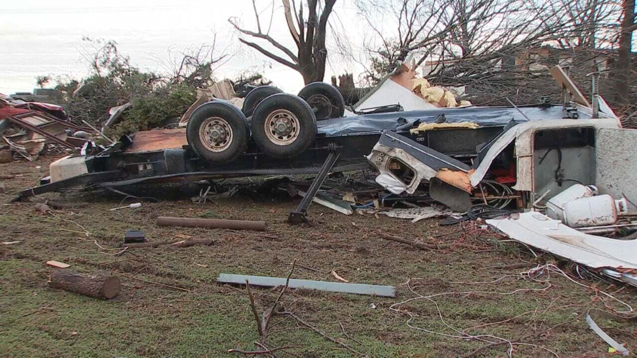 EF2 Tornado Causes Damage In Wayne, Okla.