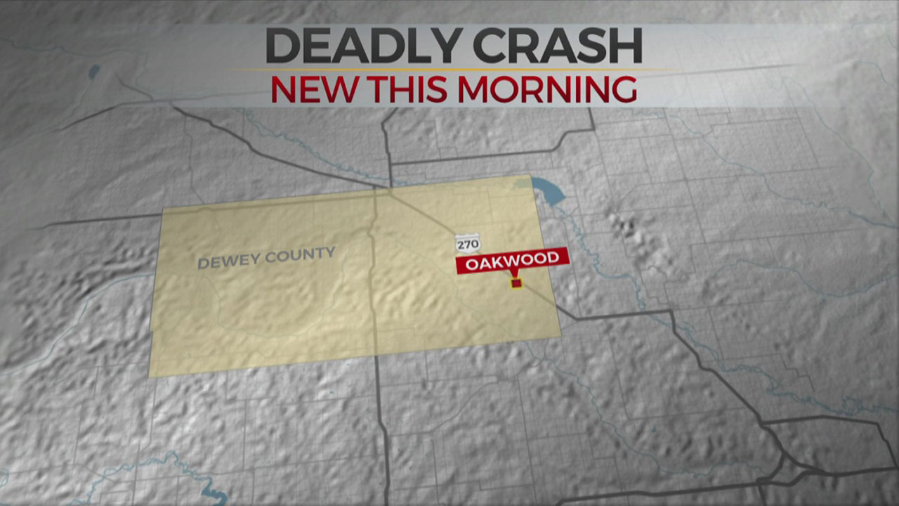 1 Dead, 2 In Critical Condition After Crash In Dewey County 