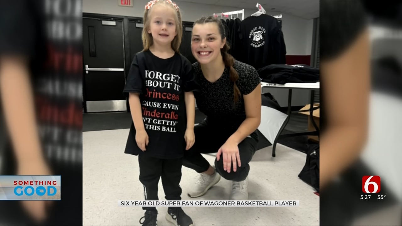 6-Year-Old Girl Adopts Wagoner Basketball Player