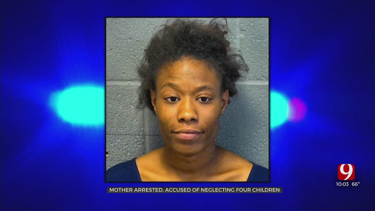 Del City Mother Arrested On Complaints Of Child Neglect After 4 Children Found Naked, Living In Filth