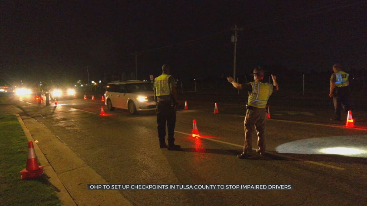 OHP To Set Up Checkpoints Around Tulsa County To Stop Impaired Drivers 