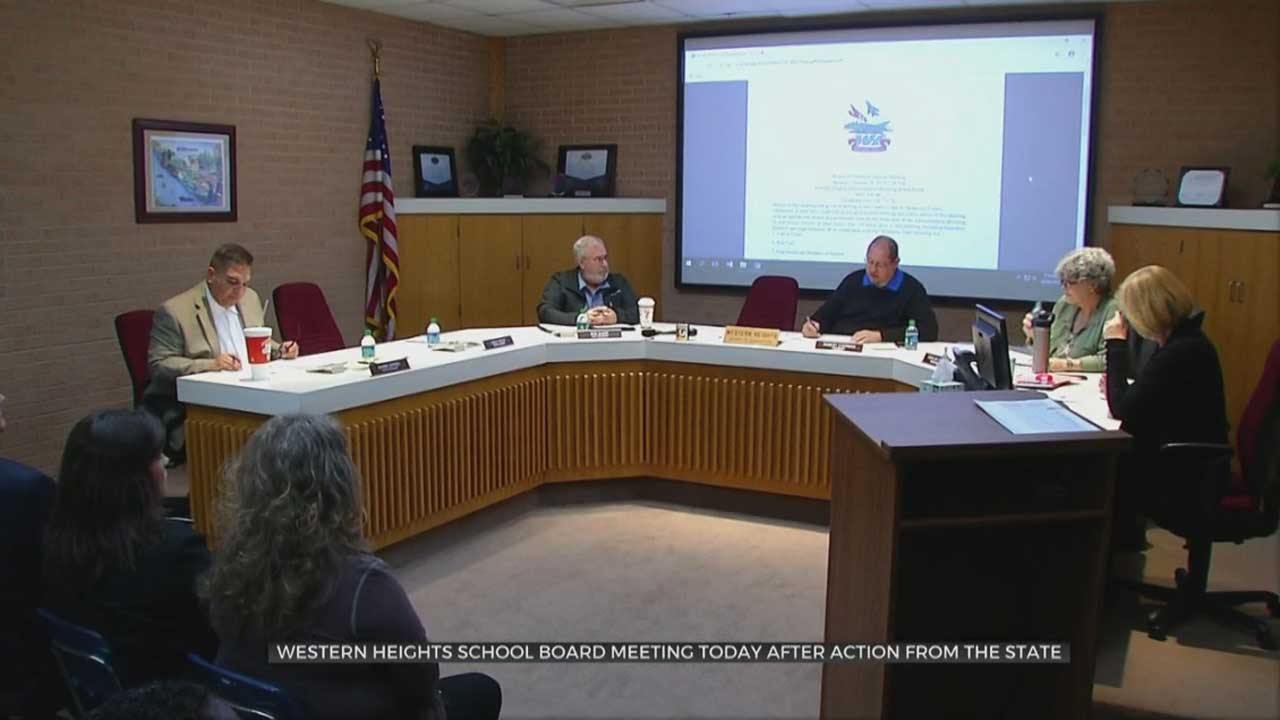Western Heights' School Board Holds First Meeting After Action From State Board Of Education