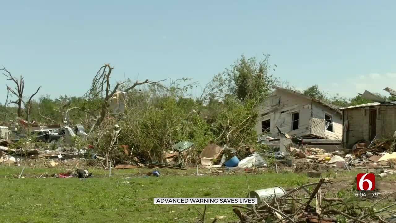 Barnsdall Residents Say Early Warning Of Tornado Saved Lives