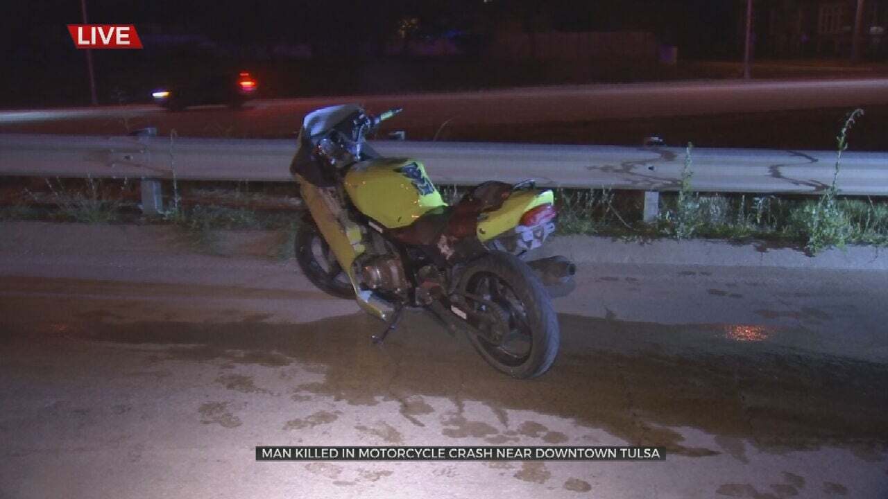 Police Identify Victim Killed In Motorcycle Crash Near Downtown Tulsa