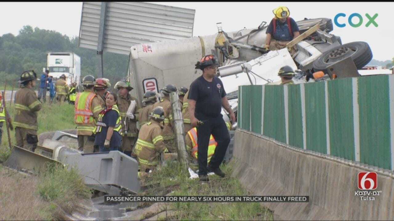 Man Freed After Being Pinned In Cattle Truck Crash For Over 5 Hours