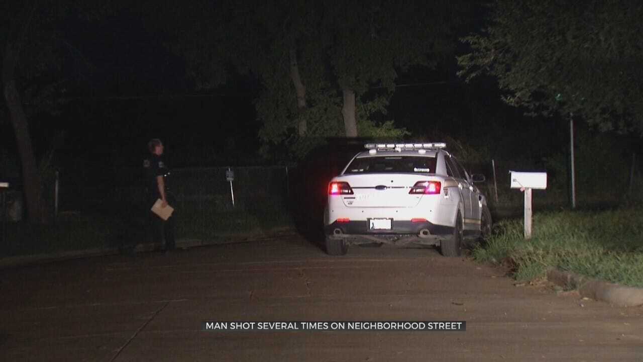 Tulsa Police Search For Suspect Accused Of Shooting Neighbor