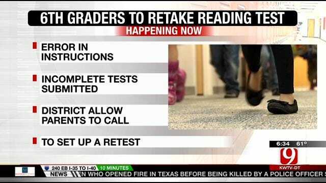 Oklahoma 6th Graders To Be Given Option To Retake Reading Test