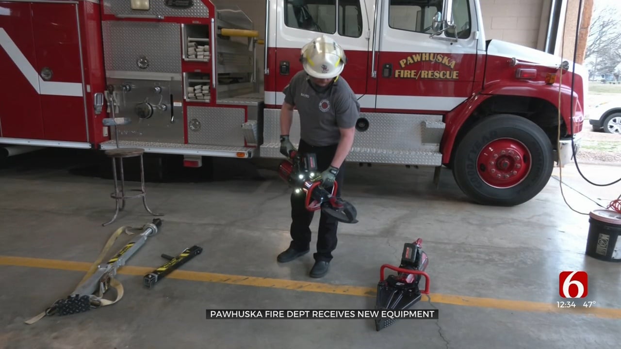 Pawhuska Fire Department Receives New Equipment From State Grant 