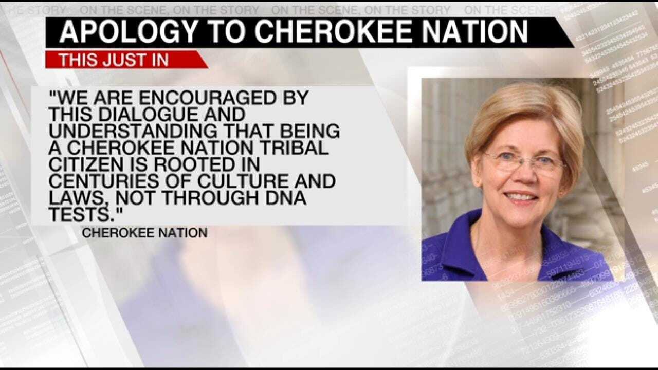 Cherokee Nation: Senator Warren Apologized For Trying To Prove Heritage With DNA Test