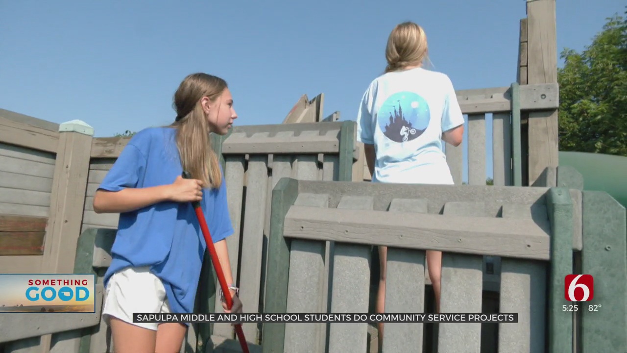 100 Sapulpa Students Participate In First-Ever Chieftain Community Service Day