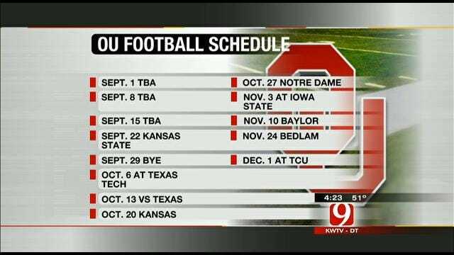 Breaking Down OU And OSU's 2012 Conference Schedules