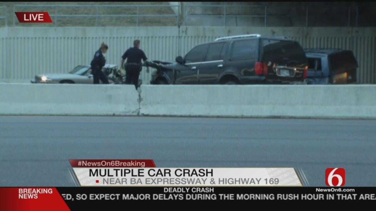 One Killed In Five-Car Tulsa Crash
