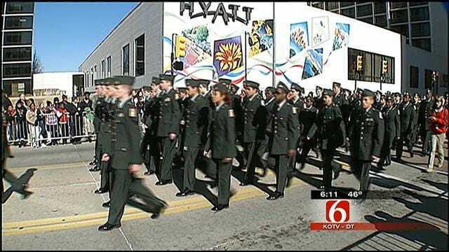 Thousands Turn Out For Tulsa's Annual Veterans Day Parade