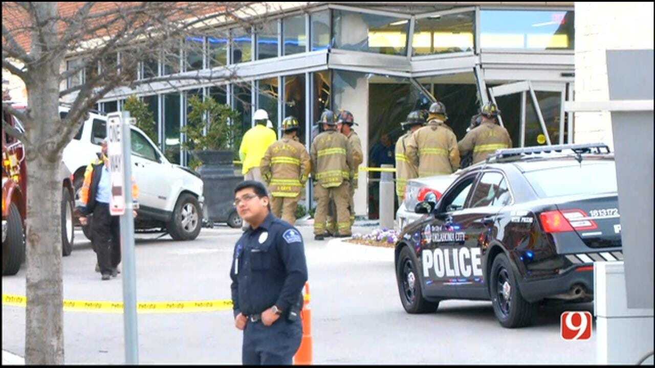 Car Crashes Into St. Anthony Hospital In Downtown Oklahoma City