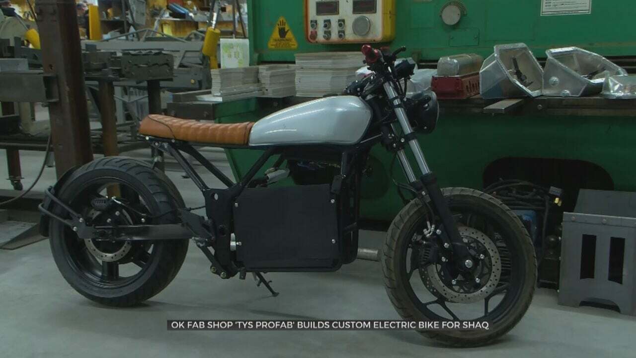 Oklahoma Custom Motorcycle Shop Builds Custom Electric Bike For Shaquille O'Neal
