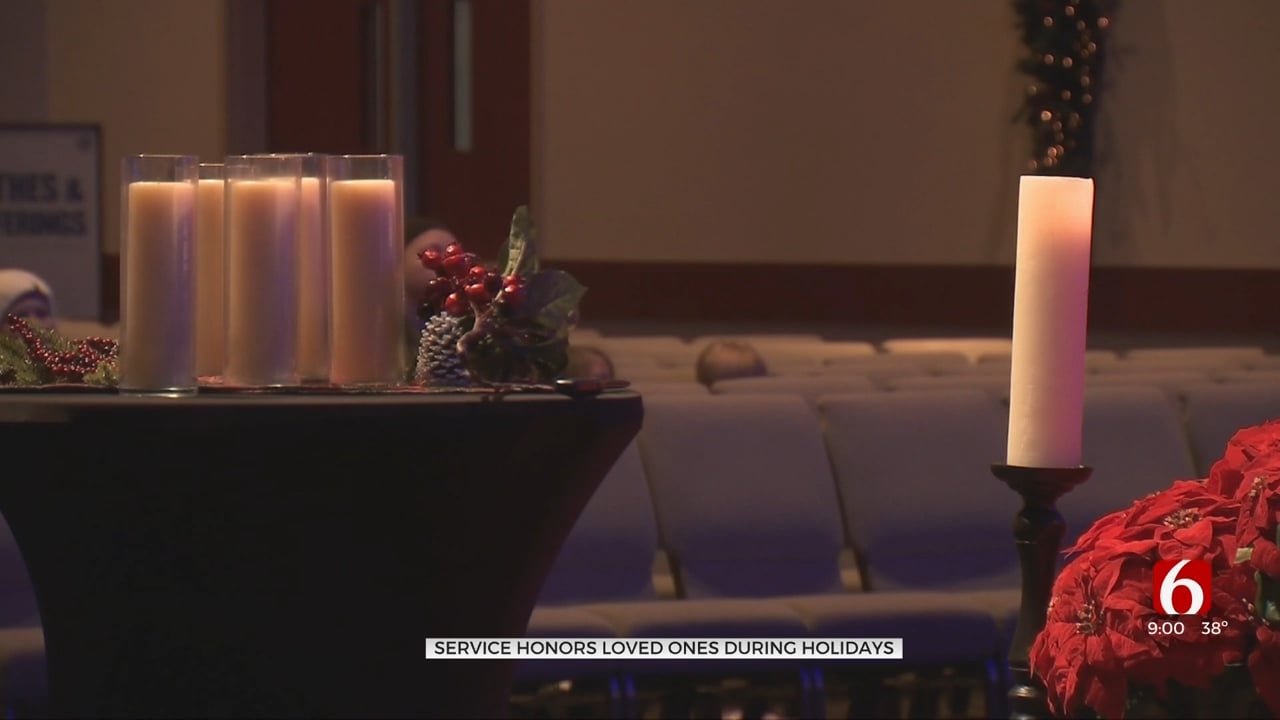 Funeral Home Holds Christmas Candlelight Memorial Service For Families To Honor, Remember Loved Ones