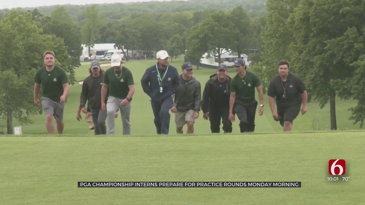 PGA Championships Interns Prepare For Practice Rounds Monday Morning