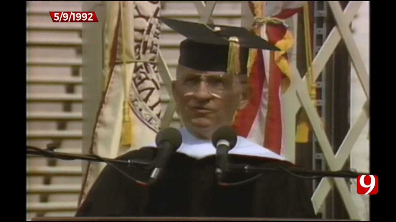 News 9 Flashback: Ross Perot Speaks At OU's Graduation In 1992