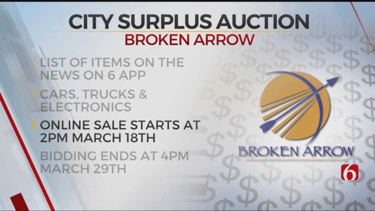 City Of Broken Arrow Will Sell Surplus Equipment In Online Auction