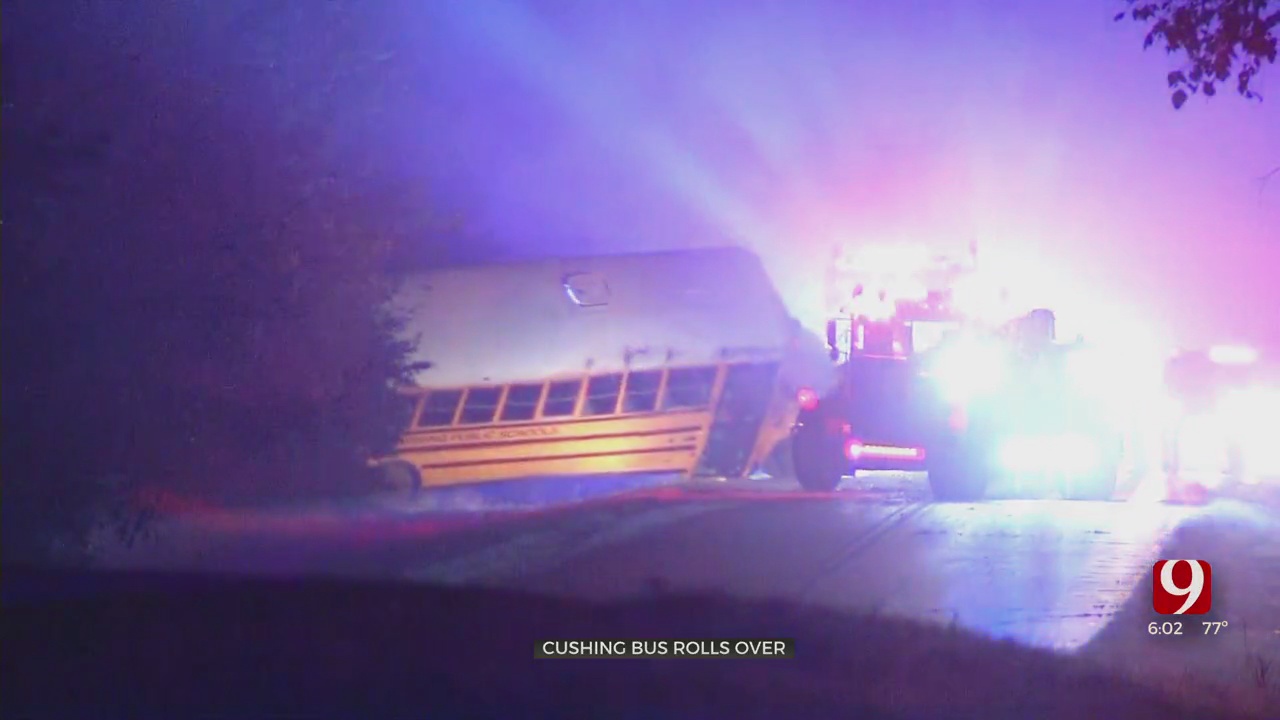 Cushing Public Schools Superintendent ‘Thankful’ Bus Wreck Involving 20 Students Wasn’t Worse