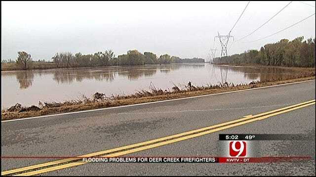 Flooding Keeps Deer Creek Firefighters From Responding To Emergencies