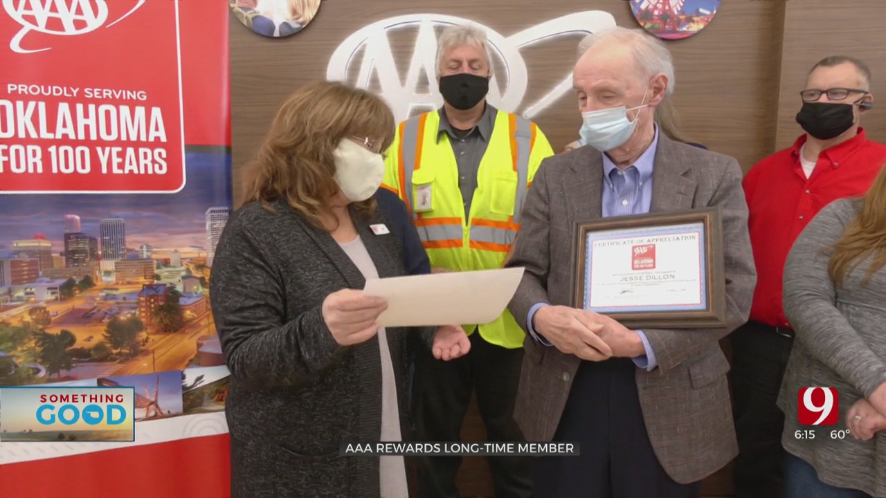 AAA Honors Central Oklahoma's 90-Year-Old Road Warrior