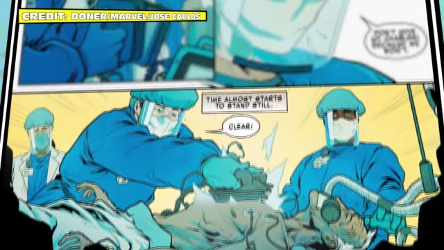 Healthcare Workers Immortalized As Comic Book Superheroes