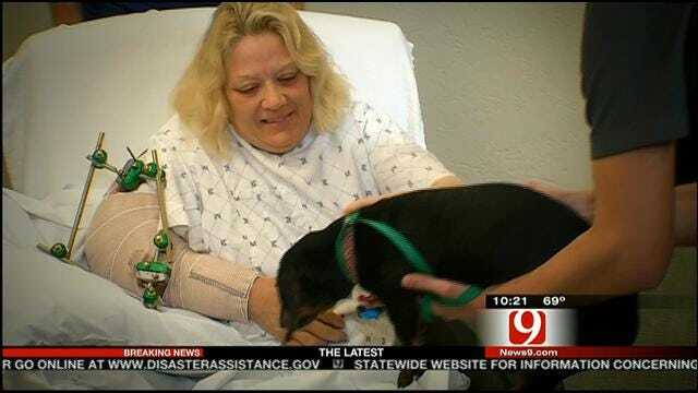 News 9 Reunites Tornado Survivor With Dog