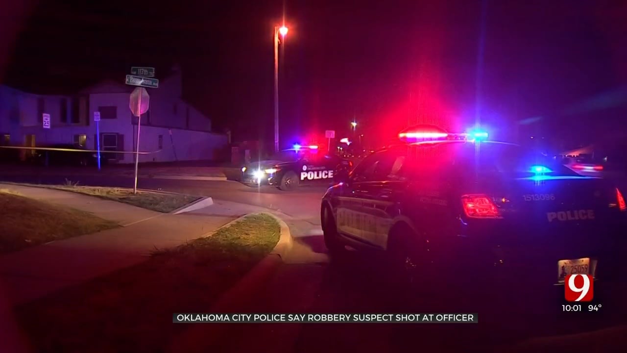Oklahoma City Police Say Robbery Suspect Shot At Officer