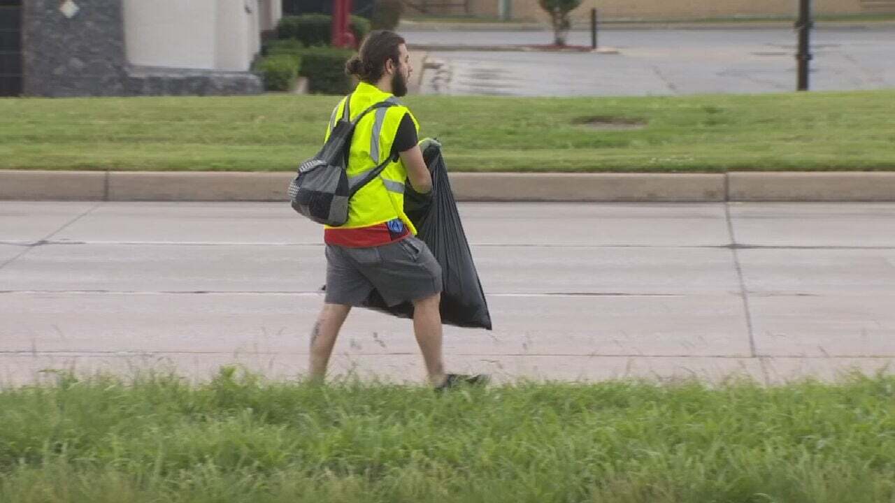 Volunteers Join Tulsa Businesses To Clean Up After 2nd Night Of Vandalism