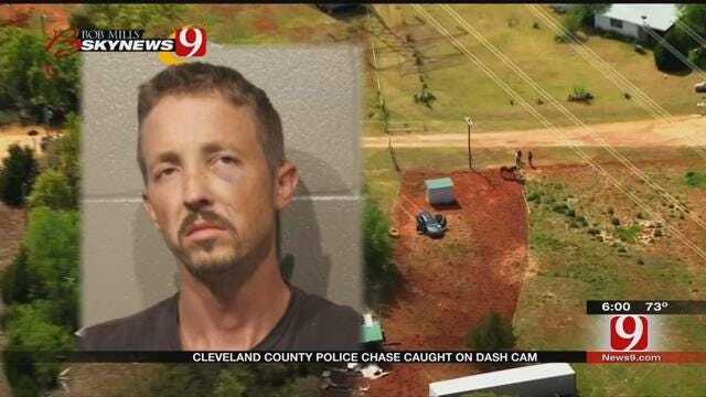 Cleveland Co. Police Chase Suspect Found Hiding In Ironic Location
