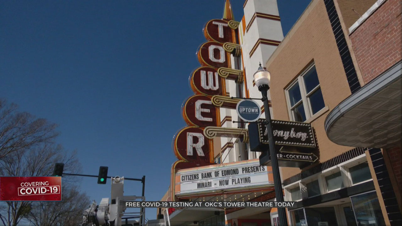 OKC's Tower Theatre To Hold Free COVID-19 Testing  