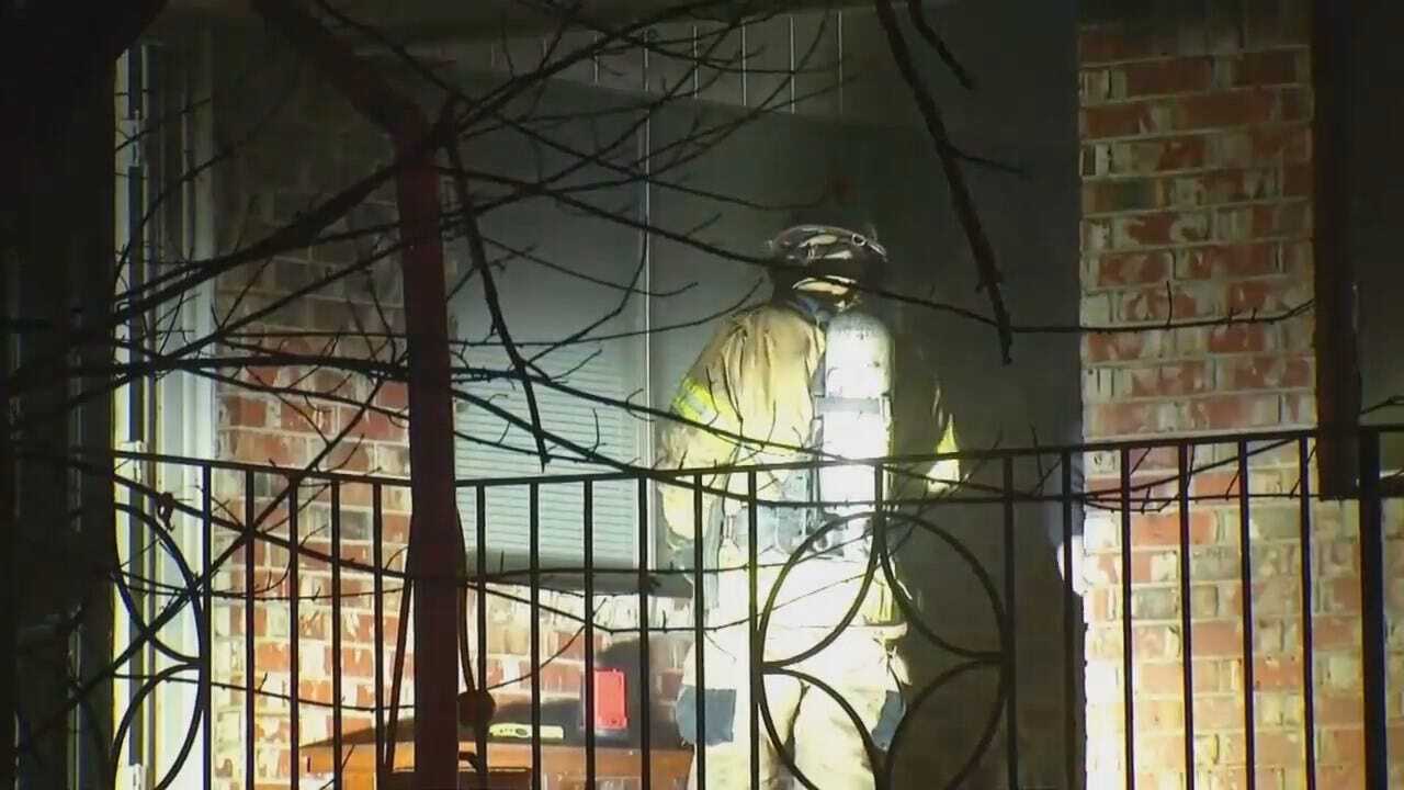 Video From Scene Of Tulsa Apartment Building Fire
