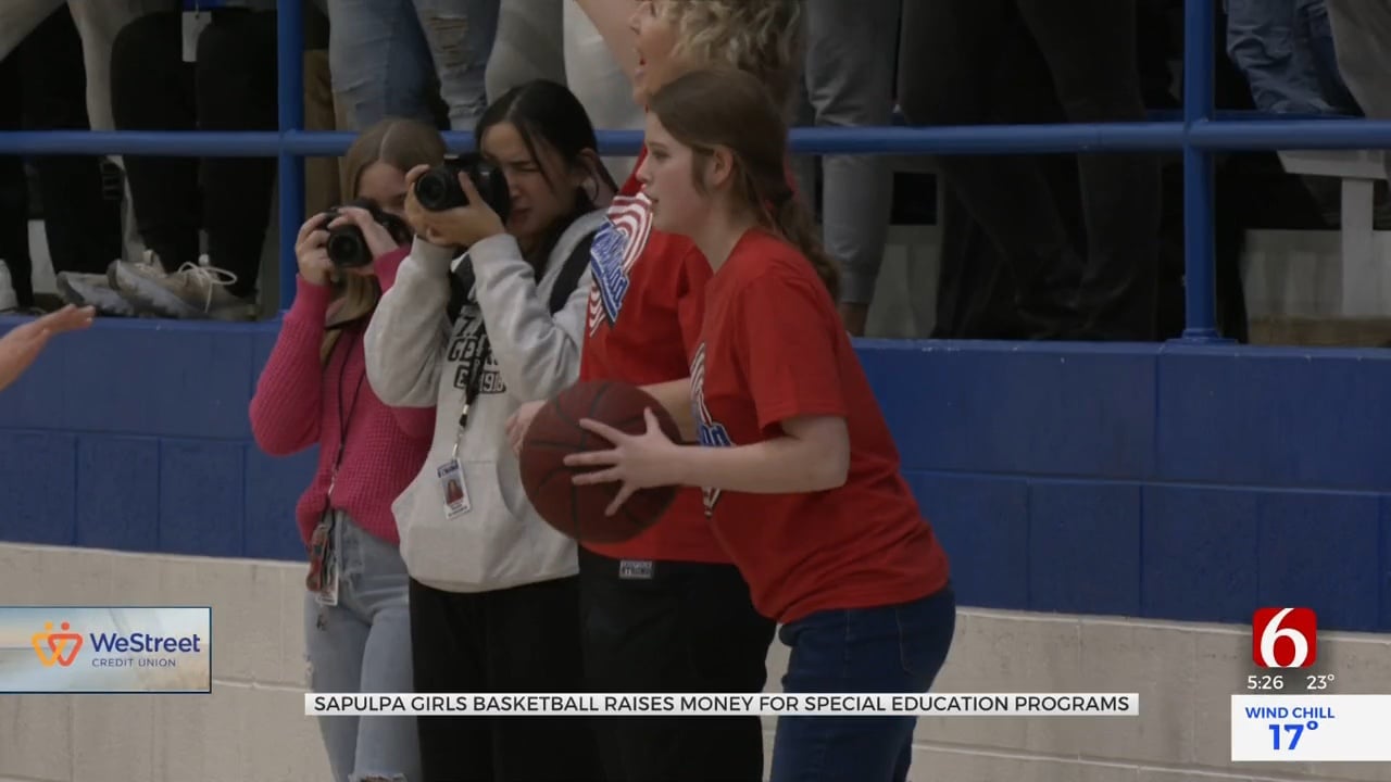 Sapulpa Girls' Basketball Team Holds Bucket Squad Game To Raise Money For Special Education Programs