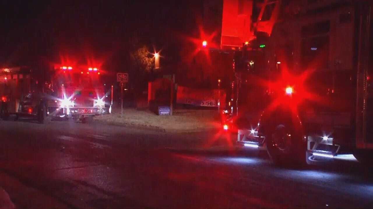 WEB EXTRA: Video From Scene Of Tulsa Apartment Fire
