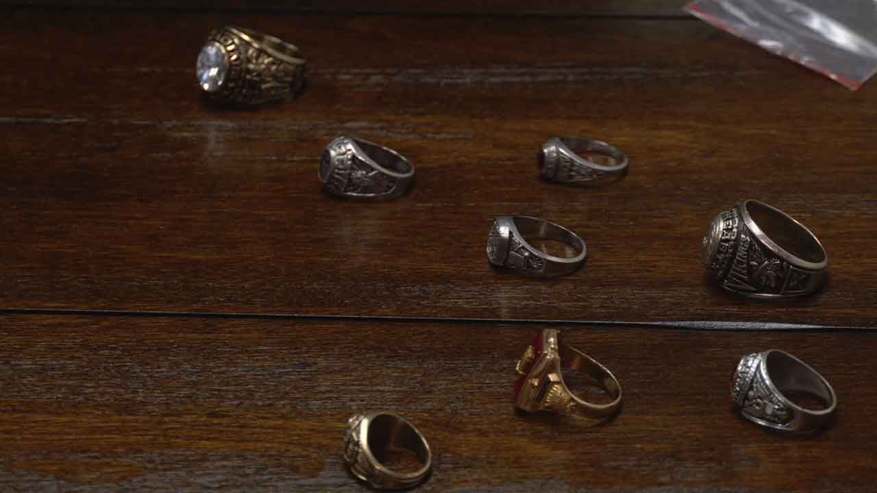 Oklahoma County Sheriff’s Office Asking For Help Finding Owners Of Class Ring Collection 