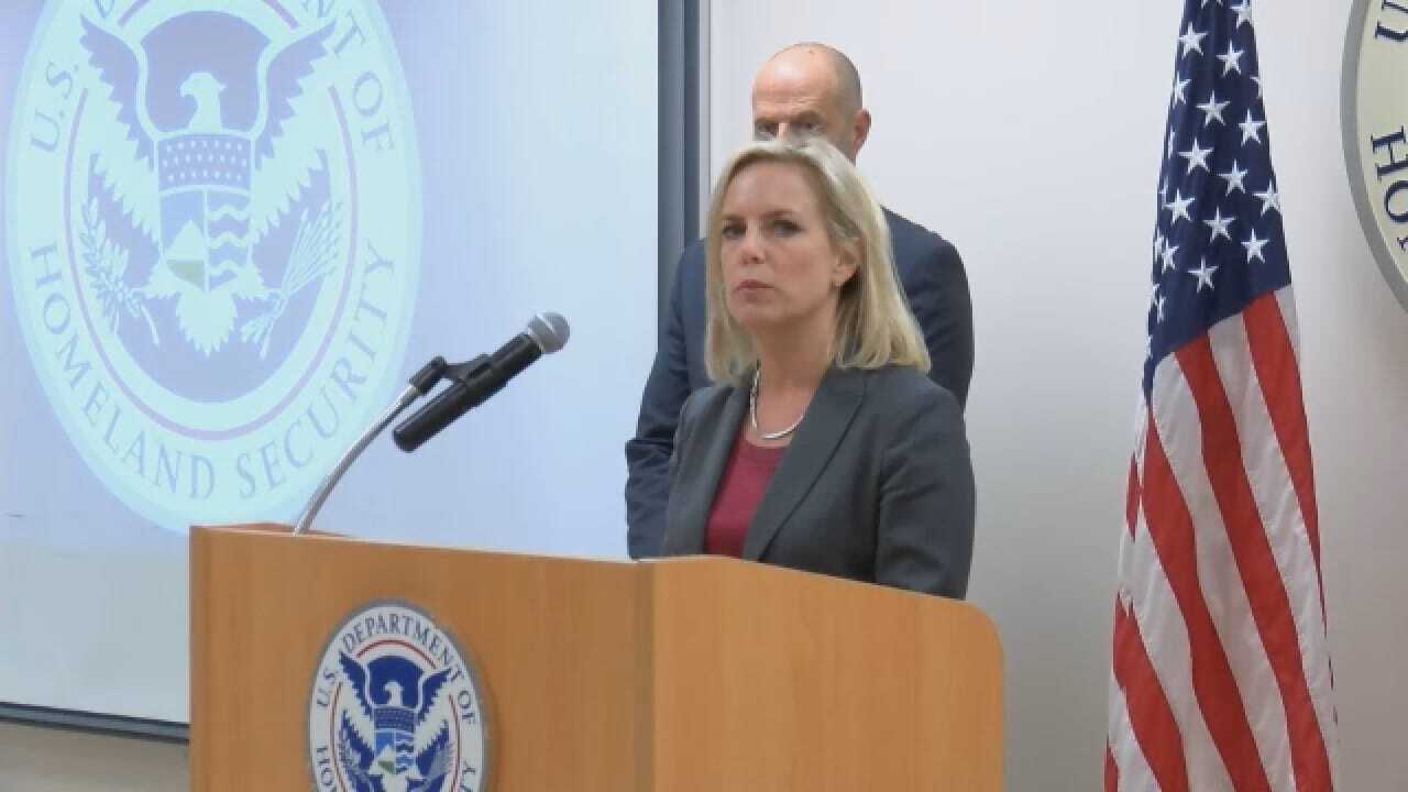 DHS Secretary Meets With Texas Sheriffs About Immigration And Border Security.