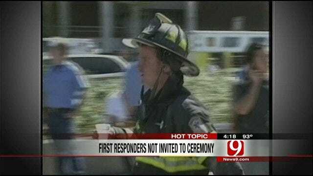 Hot Topics: First Responders Not Invited to 9-11 Ceremony