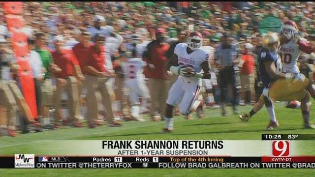 Frank Shannon Ready To Go After Suspension