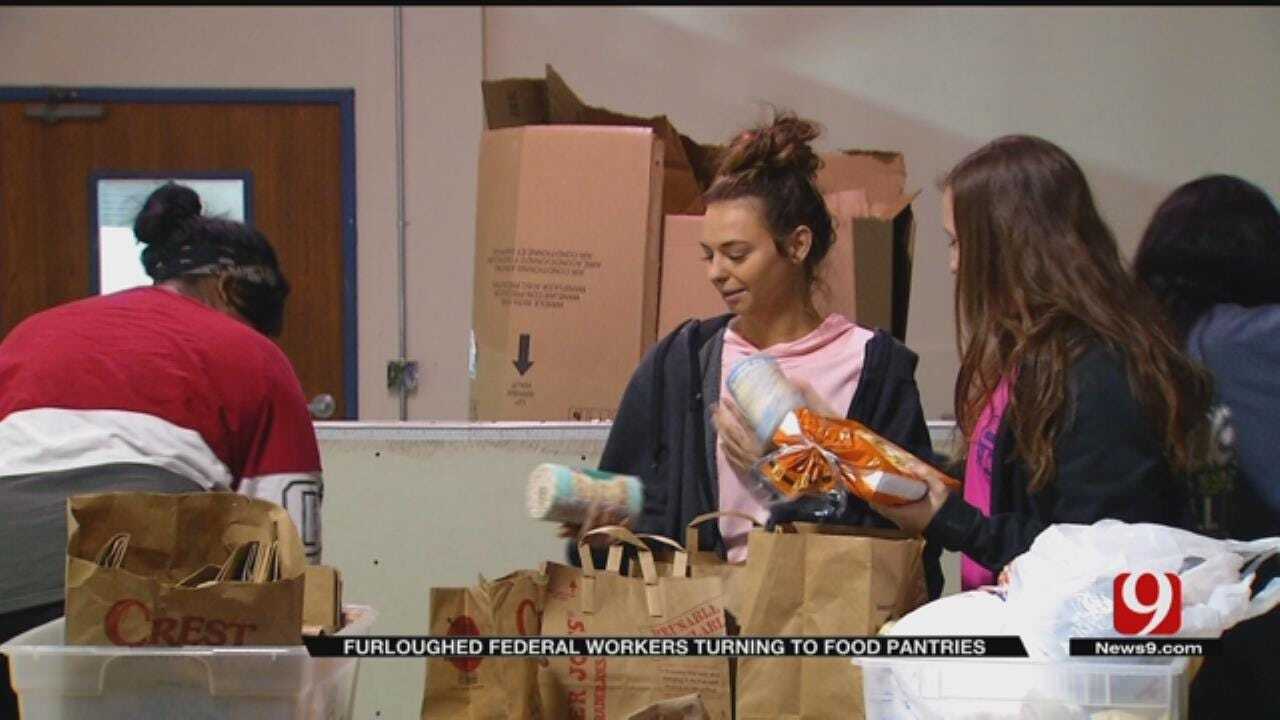 Furloughed Federal Workers Turning To Oklahoma Food Pantries