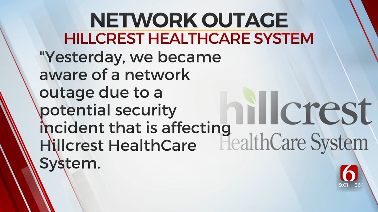 Hillcrest HealthCare Reported Security Incident, Some Emergency Rooms On Divert Status