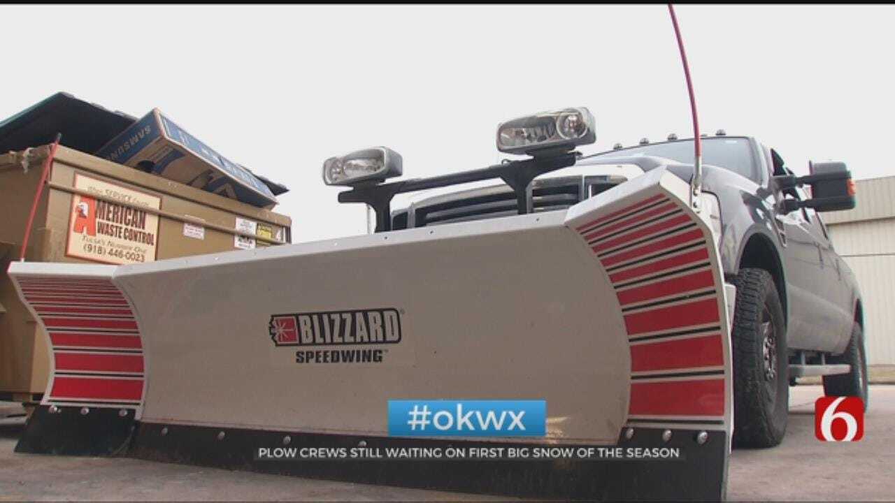 Snow Plow Drivers Prepare For Winter Weather