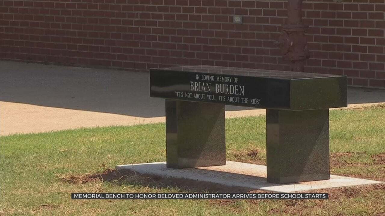 Memorial Bench To Honor Memory Of Bristow Middle School Teacher Arrives Ahead Of New School Year 