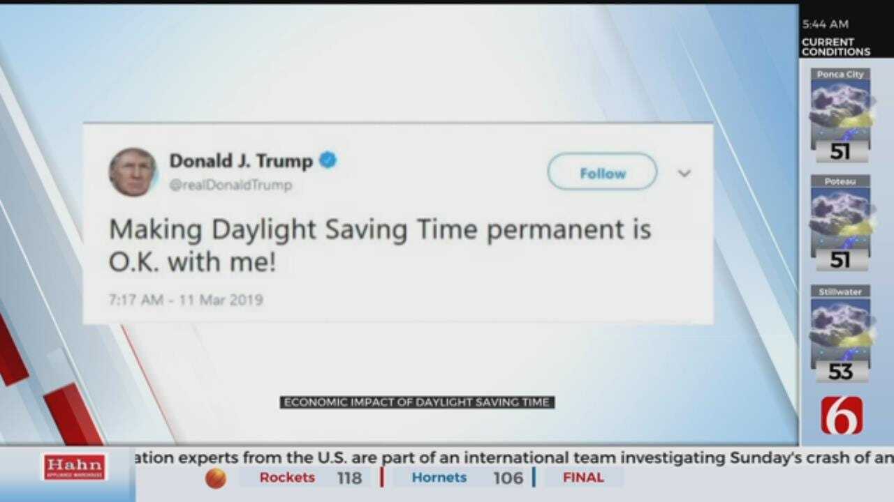 Trump Supports Making Daylight Saving Time 'Permanent'