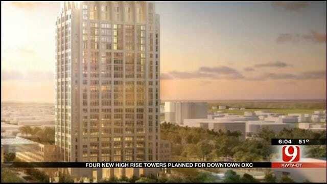 Four New High-Rise Towers Planned For Downtown OKC