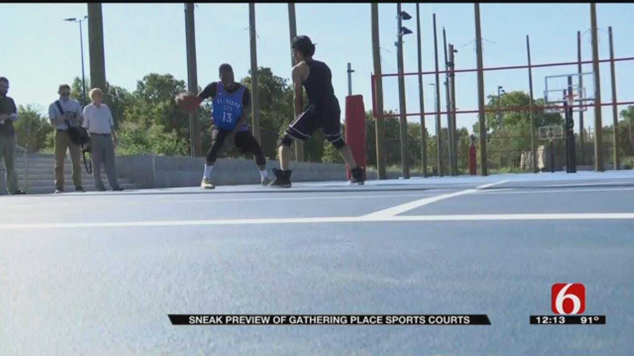 Get A First Look At Gathering Place Sports Courts