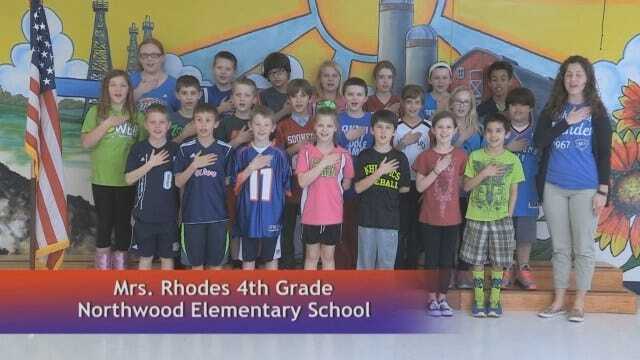 Mrs. Rhodes' 4th Grade class at Northwood Elementary School